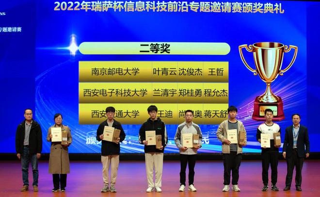 西安交大获奖团队参加2022年“瑞萨杯”信息威客电竞科技前沿专题邀请赛颁奖典礼(图3)
