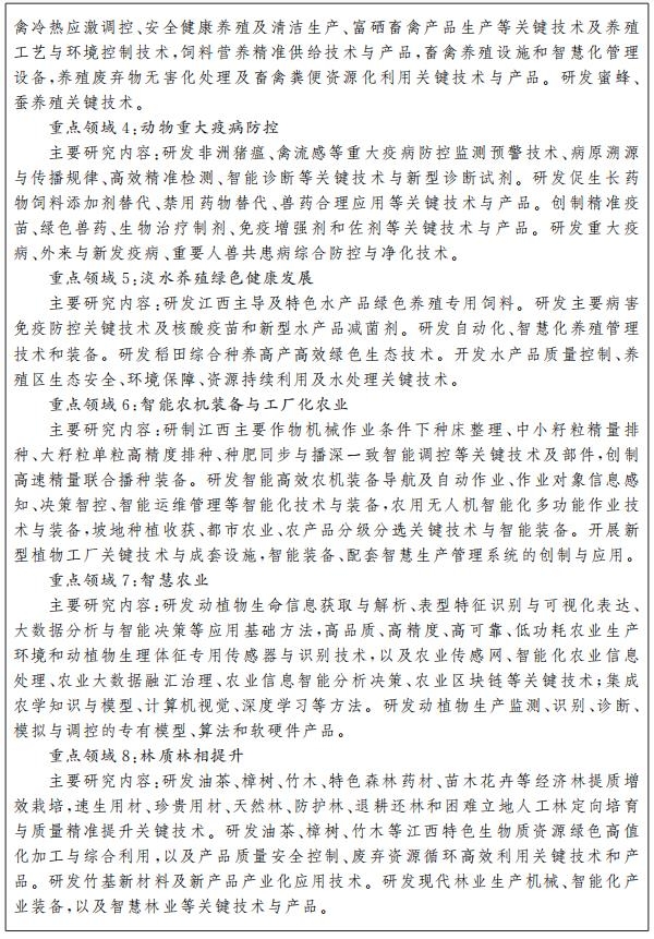 威客电竞江西省人民政府关于印发江西省“十四五”科技创新规划的通知(图19)