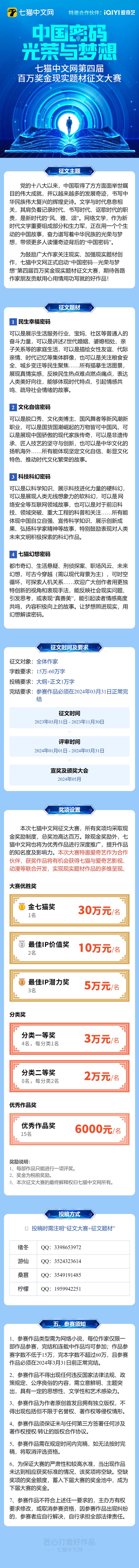 投稿推荐七猫中文威客电竞网征文大赛“科技科幻密码”栏目征稿ing(图4)